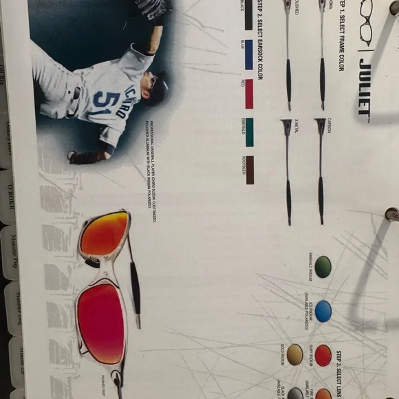 Oakley Eyewear Customization Guide/ Retail book Rare. The only book of this year